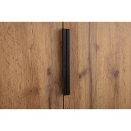 Cheshire Premium Kora 2 Door & 1 Drawer Wardrobe in Oak in Light Oak - thumbnail 8