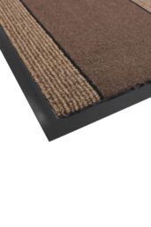 JVL Miracle Machine Washable Barrier Doormat 40x60cm Brown - Size: 40 cm x 60 cm - thumbnail 4