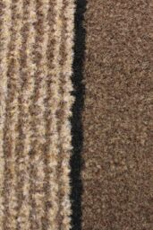 JVL Miracle Machine Washable Barrier Doormat 40x60cm Brown - Size: 40 cm x 60 cm - thumbnail 3