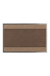 JVL Miracle Machine Washable Barrier Doormat 40x60cm Brown - Size: 40 cm x 60 cm - thumbnail 1