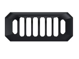 Balterley Traditional Basin Grill Overflow Cover Matt Black 26mm x 50mm - thumbnail 1
