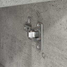 Berkfield Home Grey Storage Cabinet Concrete Grey Engineered wood, Concrete veneer - thumbnail 9