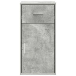 Berkfield Home Grey Storage Cabinet Concrete Grey Engineered wood, Concrete veneer - thumbnail 5