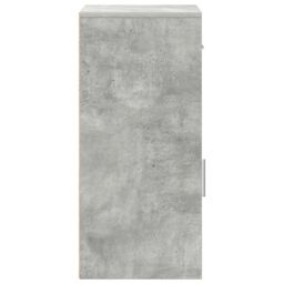 Berkfield Home Grey Storage Cabinet Concrete Grey Engineered wood, Concrete veneer - thumbnail 6