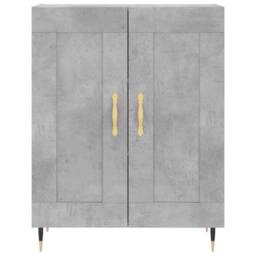 Berkfield Home Sideboard Concrete Grey 69.5x34x90 cm Engineered Wood - thumbnail 5
