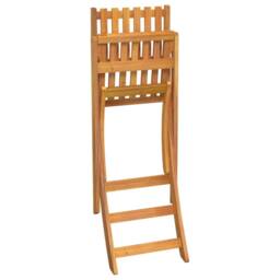 Berkfield Home Folding Outdoor Bar Stools 2 pcs Solid Wood Acacia in Brown - thumbnail 5