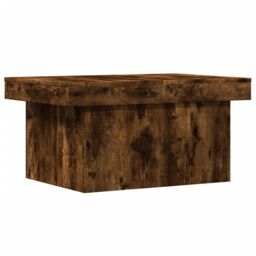 Berkfield Home Coffee Table Smoked Oak 100x55x40 cm Engineered Wood in Brown - Size: 100 x 55 x 40 cm - thumbnail 2