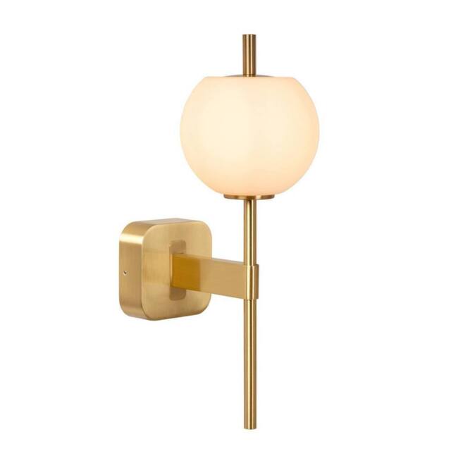 Netlighting Elda Wall light Bathroom 1xG9 IP44 Matt Gold Brass - image 1