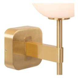 Netlighting Elda Wall light Bathroom 1xG9 IP44 Matt Gold Brass - thumbnail 3