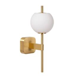 Netlighting Elda Wall light Bathroom 1xG9 IP44 Matt Gold Brass - thumbnail 2