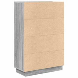 Berkfield Home Grey Writing Desk Grey Sonoma Engineered wood Large - thumbnail 8