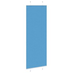 Berkfield Home Pleated Blind Blue 75x200 cm Fabric Width 74.4 cm Polyester - thumbnail 3