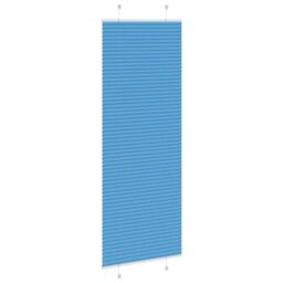 Berkfield Home Pleated Blind Blue 75x200 cm Fabric Width 74.4 cm Polyester - thumbnail 4
