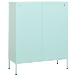 Berkfield Home Storage Cabinet Mint 80x35x101.5 cm Steel in Blue - thumbnail 5