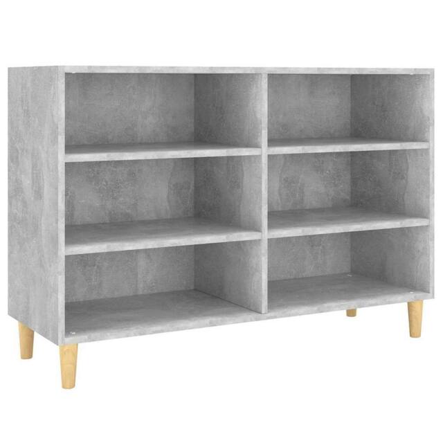 Berkfield Home Sideboard Concrete Grey 103.5x35x70 cm Engineered Wood - image 1