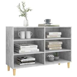 Berkfield Home Sideboard Concrete Grey 103.5x35x70 cm Engineered Wood - thumbnail 3