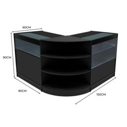 Monstershop Harmonia LED Shop Counter Set B900, C900 & LM60 - Black - thumbnail 3