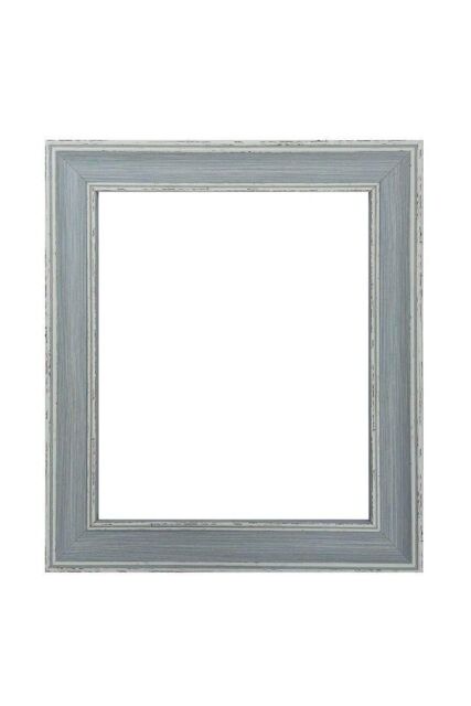 Frames & Mirrors 4U Scandi Slate Grey Photo Frame 9 x 6 Inch in Blue - image 1