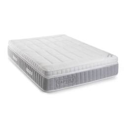 Cheshire Oakham Capsule 3000 Pocket Sprung Pillow Top Mattress 150cm King in White - Size: Super King - thumbnail 1