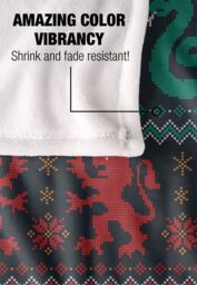 Warner Brothers Harry Potter & The Deathly Hallows House Crests Blanket 152 x 127 cm in White - thumbnail 4