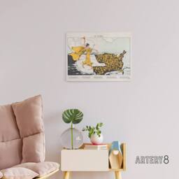 "Artery8 Mayer Map Liberty Awakening Votes Women Canvas Wall Art Print - Size: W24"" x H32""" - thumbnail 3