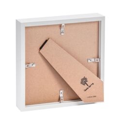 "Nicola Spring 8"" x 8"" White 3D Box Photo Frames - 6"" x 6"" Mount - Pack of 2 in Black" - thumbnail 5
