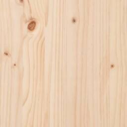 Berkfield Home Beautiful Bed Headboard 155.5x4x100 cm Solid Pine Wood in Light Tan - thumbnail 5