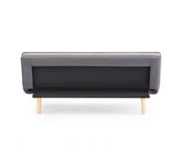 Home Detail Willow Fabric Sofa Bed With Duo Constrast Pillow Topper Cushions & Wooden Legs in Light Grey - thumbnail 5