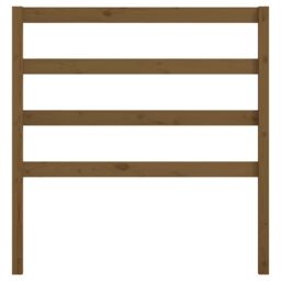 Berkfield Home Bed Headboard Honey Brown 106x4x100 cm Solid Wood Pine - Size: 106 x 4 x 100 cm - thumbnail 4
