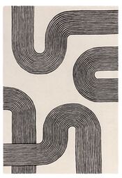The Rug Shop UK Handmade Modern Cream Easy to clean Area Rug - Size: 200 cm x 300 cm
