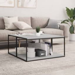 Berkfield Home Wall Shelves 4 pcs Grey Sonoma 80x40x1.5 cm Engineered Wood - thumbnail 1