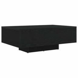 Berkfield Home Coffee Table with LED Lights Black Oak 85x55x31 cm - Size: 85 x 55 x 31 cm - thumbnail 5