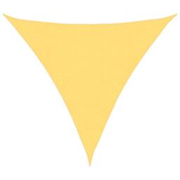 Berkfield Home Sunshade Sail 160 g/m ² Beige 4.5x4.5x4.5 m HDPE in Lemon - thumbnail 1