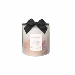 French Connection Festive Botanical Candle Cinnamon Clove & Orange 580g Single Wick in Beige - thumbnail 3