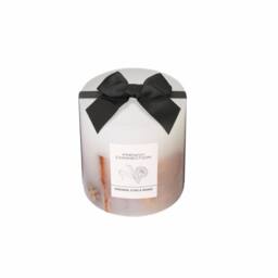 French Connection Festive Botanical Candle Cinnamon Clove & Orange 580g Single Wick in Beige - thumbnail 2