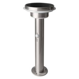 Osram Endura Style Solar 40cm Post Outdoor Light 400lm IP44 Stainless Steel in Metallic Silver - thumbnail 2