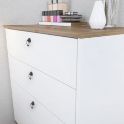 Decorotika Sahra Modern Chest of Drawers in Light Beige - thumbnail 3