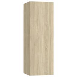 Berkfield Home Modern 7 Piece TV Cabinet Set Sonoma Oak Engineered Wood in Light Tan - thumbnail 5