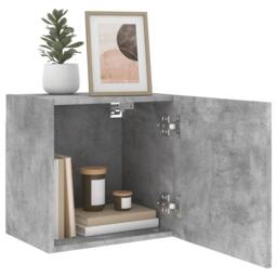 Berkfield Home TV Wall Cabinets 2 pcs Concrete Grey 40.5x30x40 cm Engineered Wood - thumbnail 5