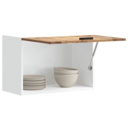 Berkfield Home Kitchen Wall Cabinet Porto Old Wood Engineered Wood in Brown - thumbnail 1