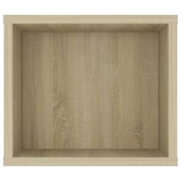 Berkfield Home Hanging TV Cabinet Sonoma Oak 100x30x26.5 cm Engineered Wood in Light Tan - thumbnail 5