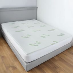 Snug City Memory Foam Mattress Topper 1 Inch Orthopedic Support Mattress Topper Removable Bamboo Zip Cover in Yellow - Size: Super King - thumbnail 3