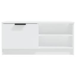 Berkfield Home TV Cabinet White 80x35x36.5 cm Engineered Wood - thumbnail 5