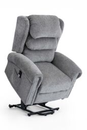 More4Homes Belvoir Grey Fabric Dual Motor Mobility Rise Recliner Chair - thumbnail 5
