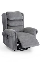 More4Homes Belvoir Grey Fabric Dual Motor Mobility Rise Recliner Chair - thumbnail 3