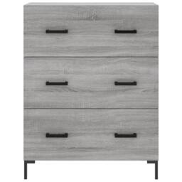 Berkfield Home Highboard Grey Sonoma 69.5x34x180 cm Engineered Wood - thumbnail 8