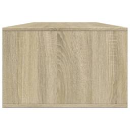 Berkfield Home Modern Coffee Table Sonoma Oak 102x55x35 cm Engineered Wood in Light Brown - Size: 102 x 55 x 35 cm - thumbnail 5