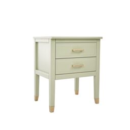Cabinet Bits Palazzi 2 Drawer Bedside Table in Teal - thumbnail 2