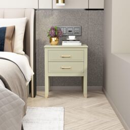 Cabinet Bits Palazzi 2 Drawer Bedside Table in Teal
