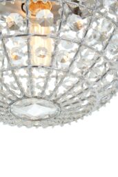 Orsina Kensington Townhouse Crystal Beads Pendant Light in Silver - thumbnail 5